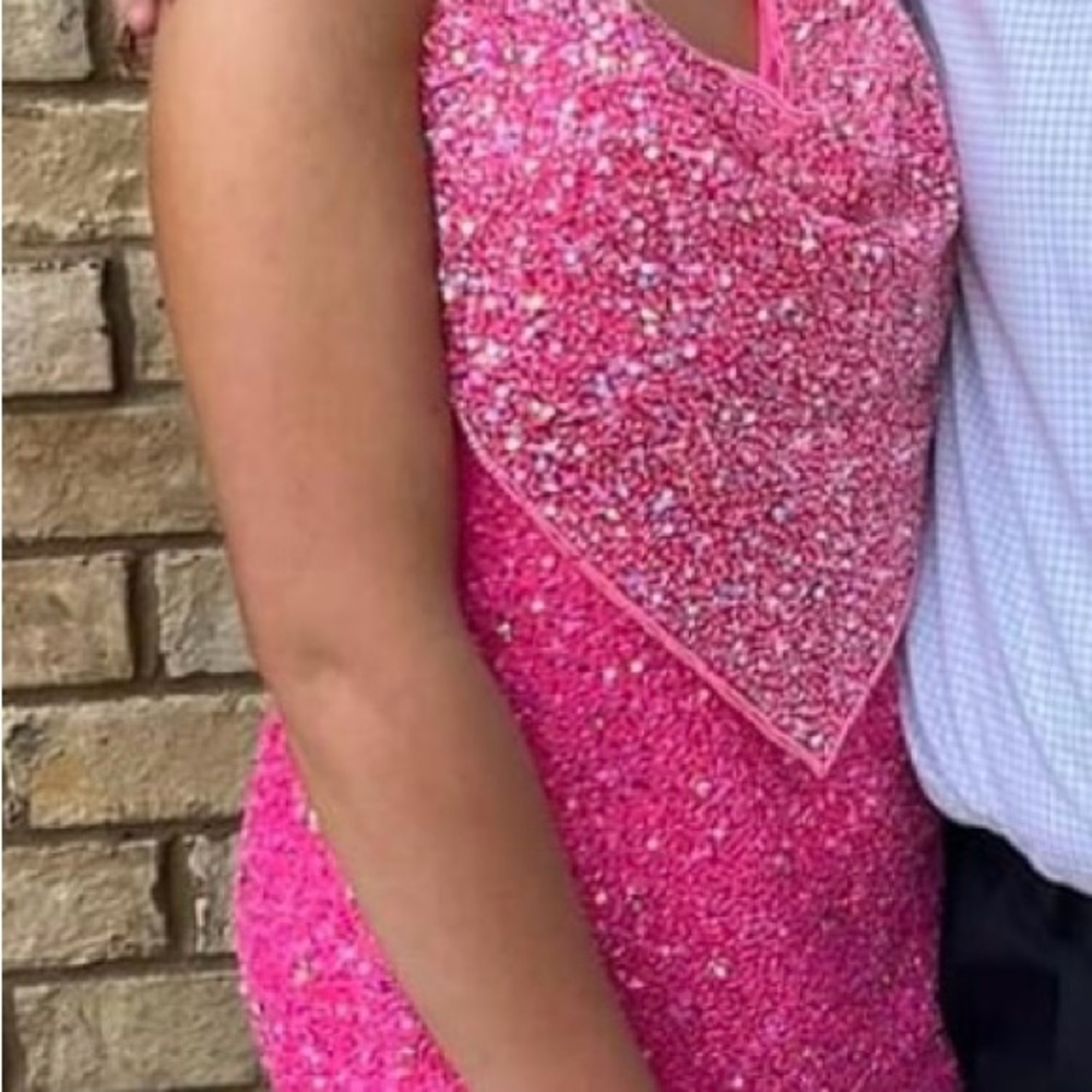 Portia and Scarlett Pink Sequin Embellished Midi Dress